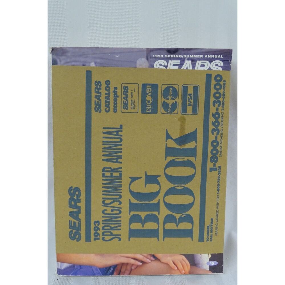 Sears Roebuck Big Book Spring/Summer Annual Catalog 1993 In Sleeve